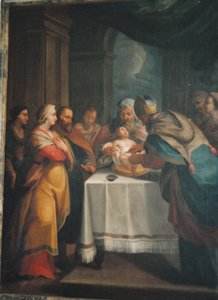 Kloostergang in het klooster Ottobeuren door Joseph Ruffini